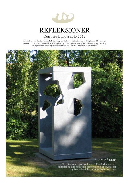 REFLEKSIONER - Den frie Lærerskole