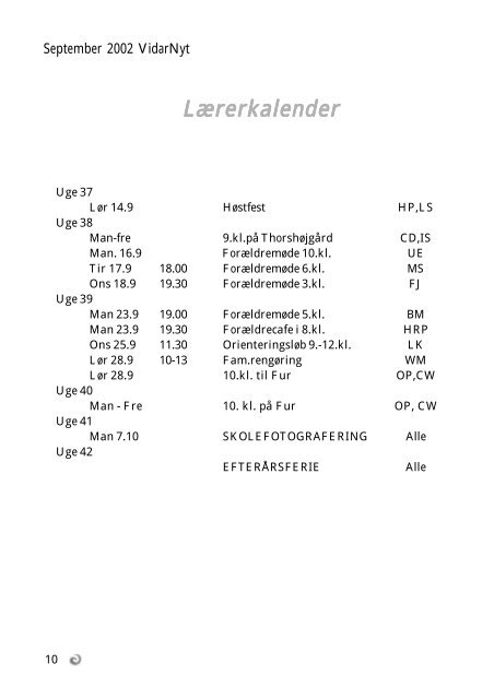 VidarNyt - Vidar Skolen