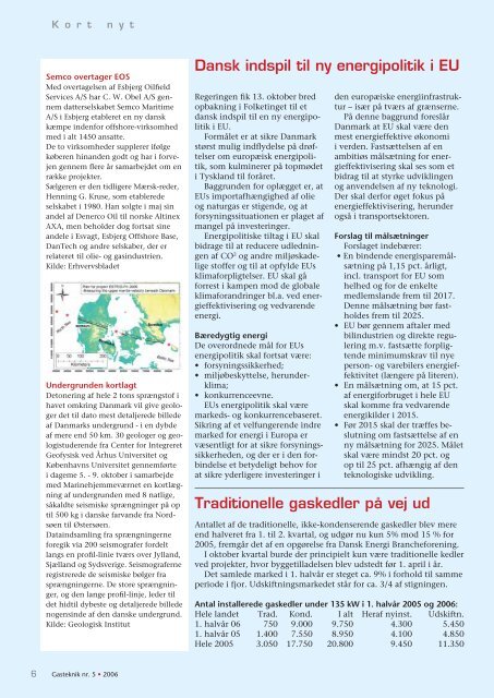 Gasteknik nr. 5, oktober 2006 [PDF] - Dansk Gas Forening