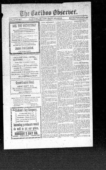 19090925_Cariboo Observer.pdf - the Quesnel & District Museum ...