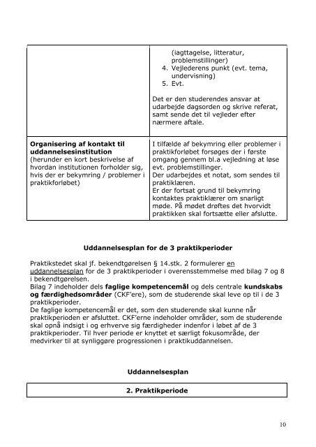 Praktikstedsbeskrivelse, døgnafdelingen på Egebæksvej - Heimdal