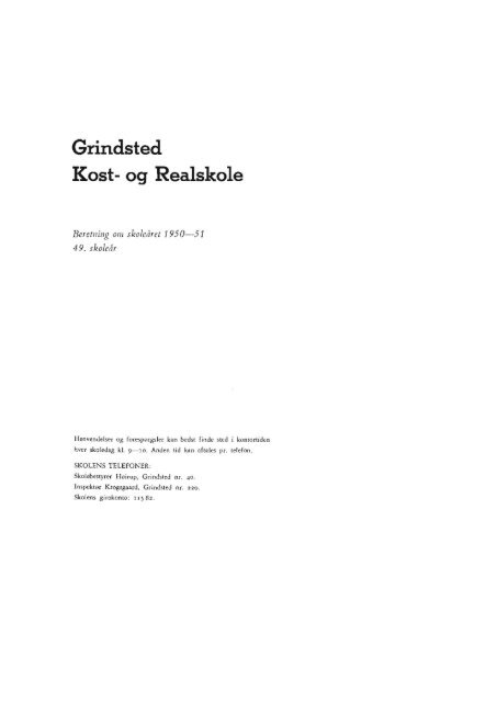 Grindsted Kost- og Realskole - Elevforeningen Grindsted Privatskole