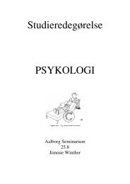 Psykologi studieredegørelse (65kb pdf)