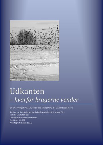 Udkanten – hvorfor kragerne vender - Lokalrådet - Horne Land