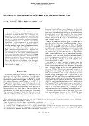 SHEAR-WAVE SPLITTING FROM MICROEARTHQUAKES IN THE ...