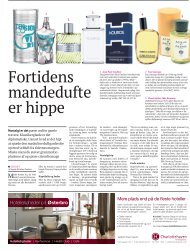 Fortidens mandedufte er hippe - Beautyspace