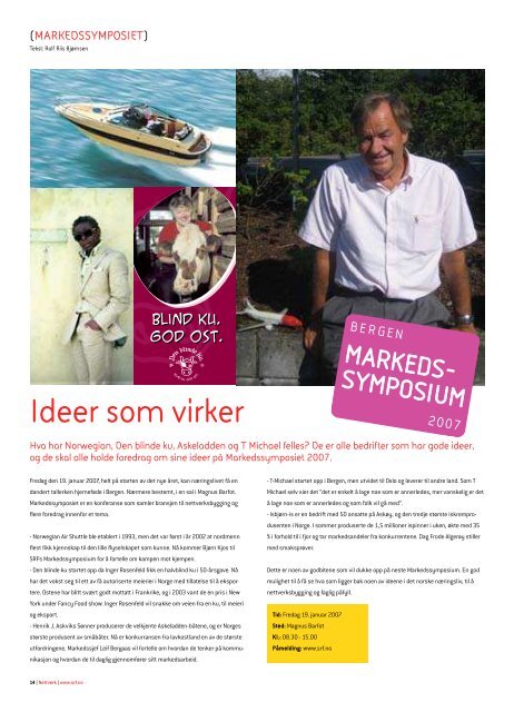 Nettverk 2006 - Salgs- og Reklameforeningen i Bergen