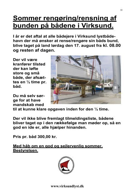 Klubblad juni 2013 - Virksund Lystbådehavn