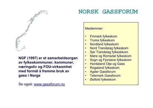 Biogass og naturgass – status og utviklingsplaner - Gasskonferansen