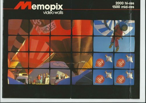 Memotech Video Wall Brochure - Primrosebank.net