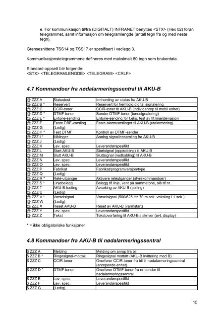 Veiledning om teknisk utstyr for alarmering i kommunale brannvesen