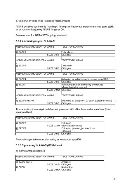 Veiledning om teknisk utstyr for alarmering i kommunale brannvesen