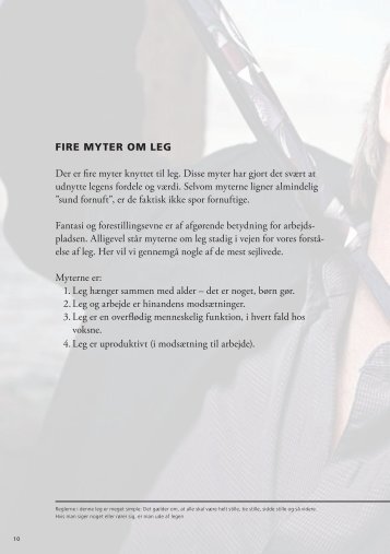 "4 myter om leg" hér (PDF).