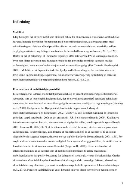 [pdf] El-scooter - et forbrugsgode - Ergoterapeutforeningen