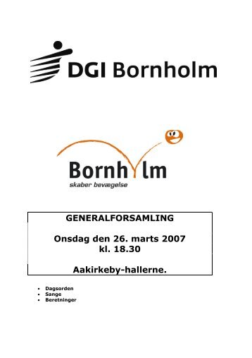 General hæftet 2008 dagsorden OK - DGI Bornholm