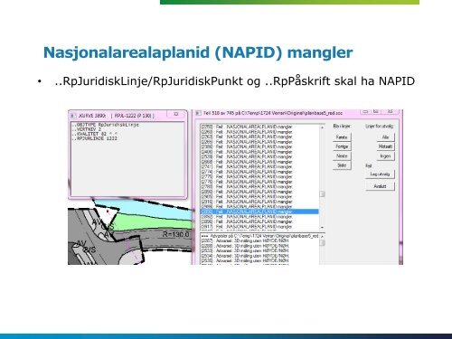 2013 Datakontroll Plandata - Kartverket