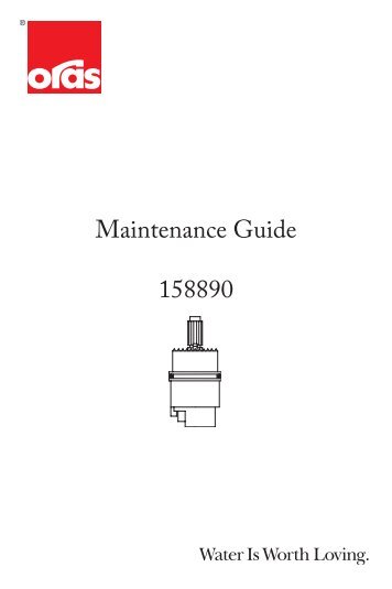 Maintenance Guide 158890 - Oras