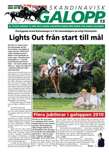 Lights Out från start till mål