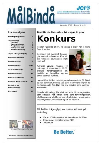 JCI - 2007 - Målbindå - Desember PDF