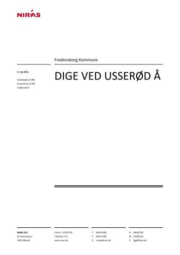 Bilag 9 - Niras Rapport Dige ved Usseroed Aa 9. Maj 2011.PDF