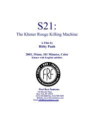 The Khmer Rouge Killing Machine - First Run Features