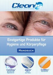 Cleanis Produktbroschüre (PDF, 3,1MB) - MoveoMed