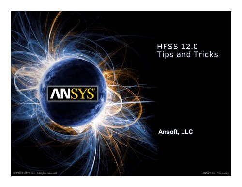 Imprint Projection - Ansys