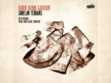 1 Gamelan terrains (2008)