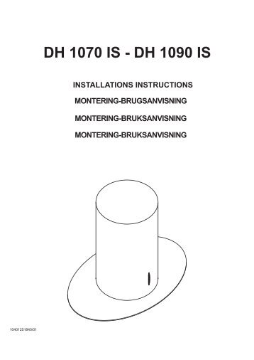 DH 1070 IS - DH 1090 IS - Thermex