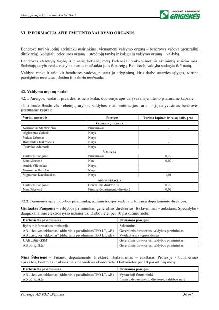 LTL - NASDAQ OMX Baltic