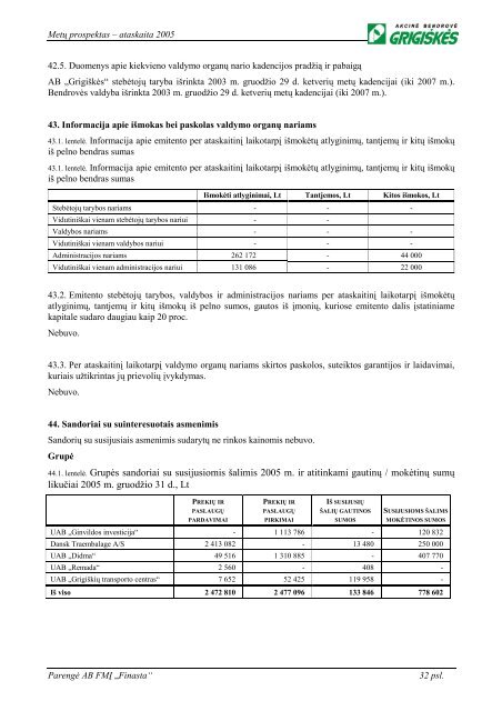 LTL - NASDAQ OMX Baltic