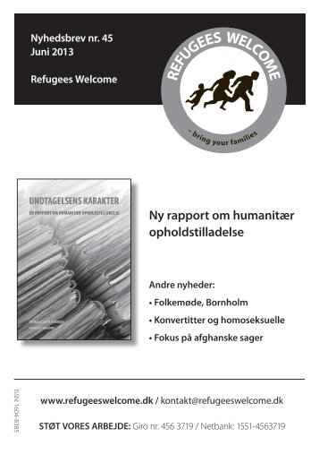 Nyhedsbrev #45 - Komiteen Flygtninge Under Jorden
