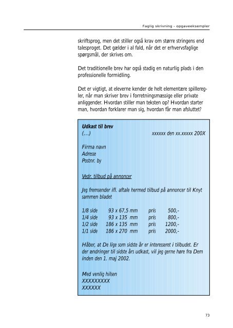 Skriv og lær - Undervisningsministeriet