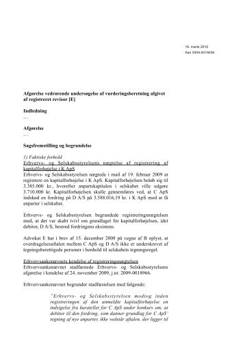 Se undersøgelsen - Erhvervsstyrelsen
