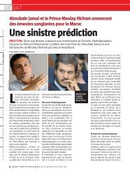 Une sinistre prédiction - Maroc Hebdo International