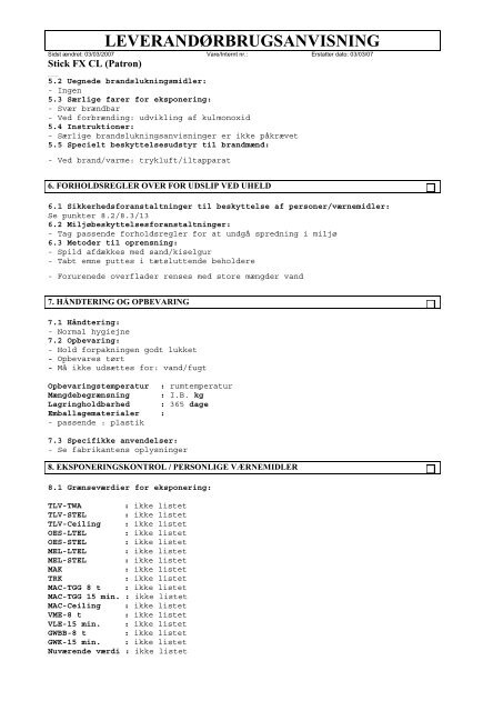 Stick FX CL - IKL ApS