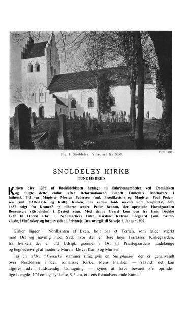 Snoldelev Kirke - Danmarks Kirker