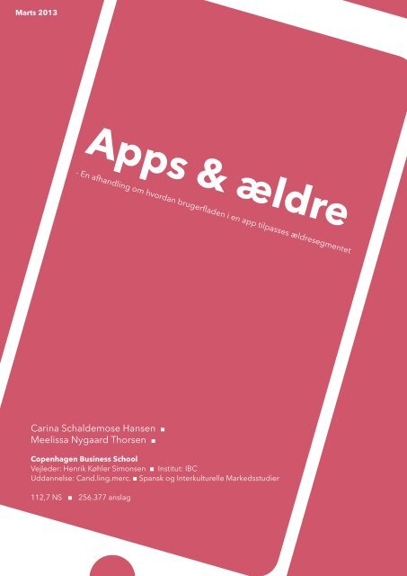 Apps & ældre - Kommunikationsforum