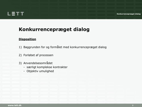 Konkurrencepræget dialog - IKA.dk