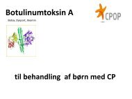 Botulinum toxin - CPOP
