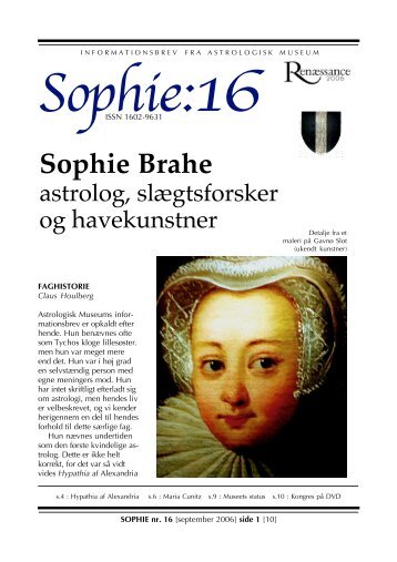 Sophie Brahe - Astrologisk Museum