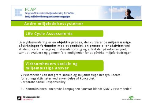 Programme (ECAP) for SMV kompetence opbyggende seminar ...