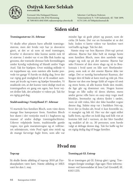 Køresporten nr. 2 2010.pdf - Karetmager.dk