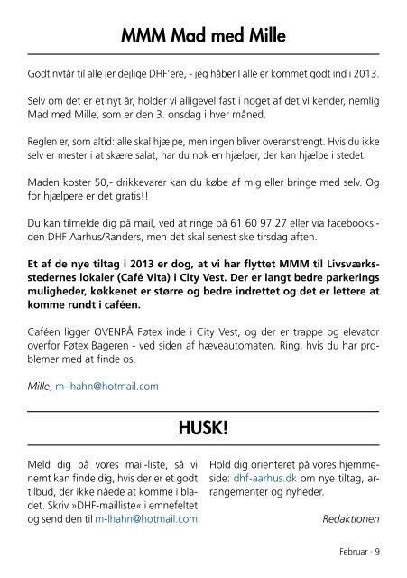 DANSK HANDICAP FORBUND Aarhus / Randers ... - DHF-aarhus.dk