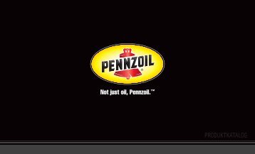 PRODUKTKATALOG - Pennzoil, Norge