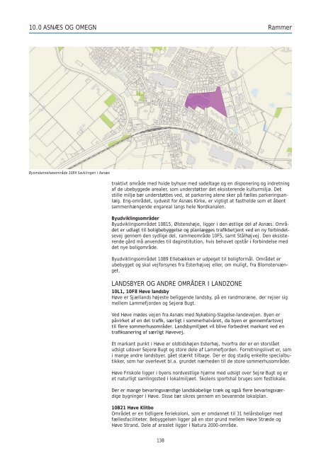 Rammer til lokalplanlægning Kommuneforslag 2013-2025