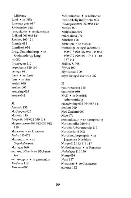 Volume 18 (2000) - Dansk Dendrologisk Forening