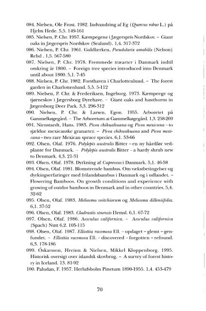 Volume 18 (2000) - Dansk Dendrologisk Forening