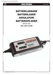 batteriladdare batterilader akkulaturi batterioplader - Biltema