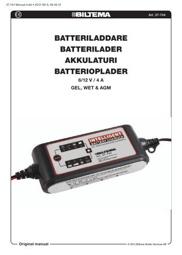 batteriladdare batterilader akkulaturi batterioplader - Biltema